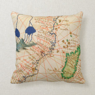 Madagascar Map Cushion
