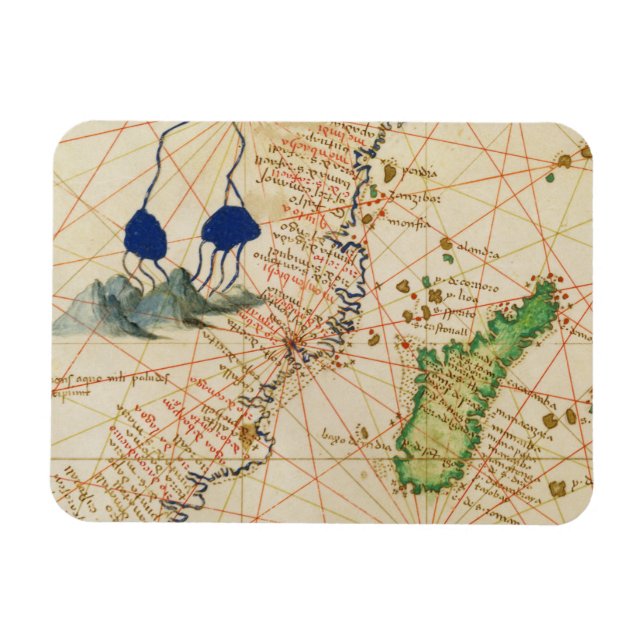 Madagascar Map Magnet (Horizontal)