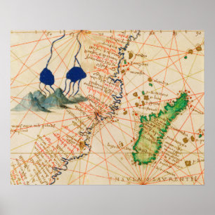 Madagascar Map Poster