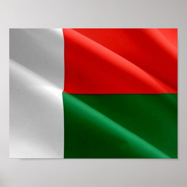 Madagascar - Waving Flag - Poster (Front)
