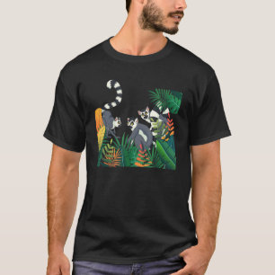 Madagascar Zoo Animal Sifakas Vari Tropical Lemur T-Shirt