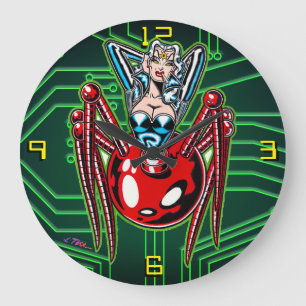 Madam Mechanism™/Mecha Spider Large Clock