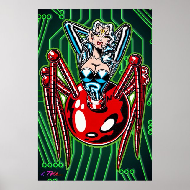 Madam Mechanism™/Mecha Spider  Poster (Front)