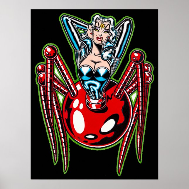 Madam Mechanism™/Mecha Spider Poster (Front)