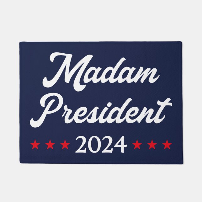 Madam President 2024 I - Kamala Harris Doormat (Front)