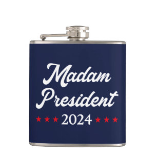 Madam President 2024 I - Kamala Harris Hip Flask