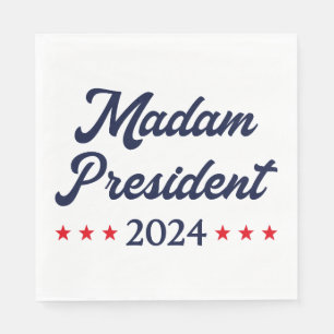 Madam President 2024 I - Kamala Harris Napkin