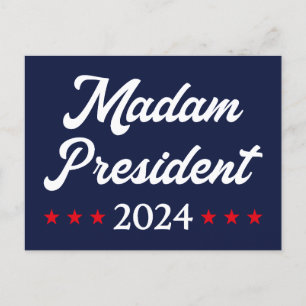 Madam President 2024 I - Kamala Harris Postcard