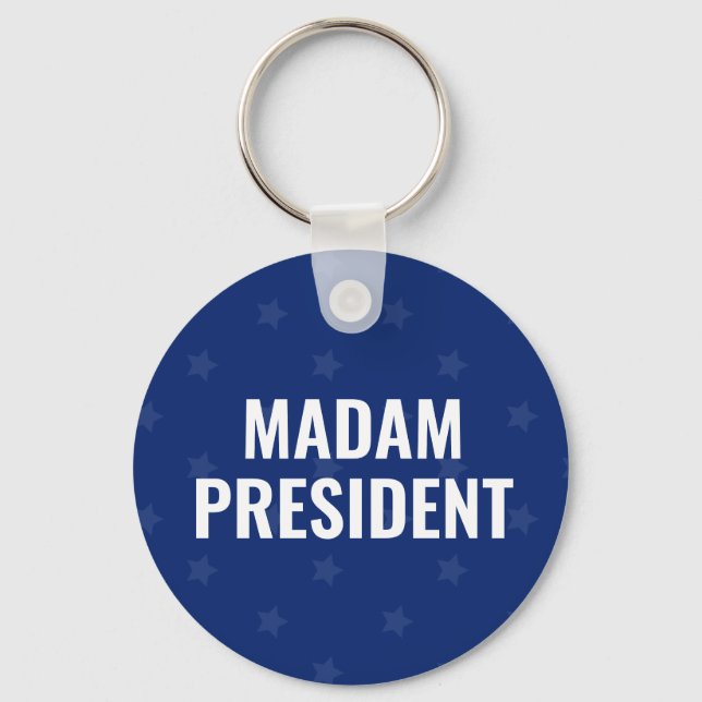 Madam President Harris 2024  Key Ring (Front)