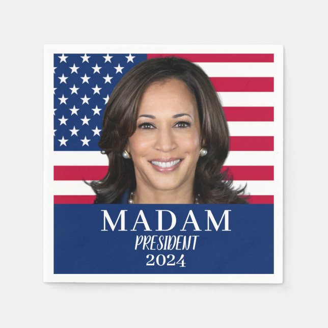 Madam President Harris 2024 Napkin (Front)