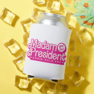 Madam President Harris Walz Can Cooler