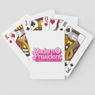 Madam President Harris Walz Playing Cards