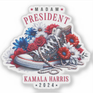 Madam President Kamala Harris 2024 Vote Democrat