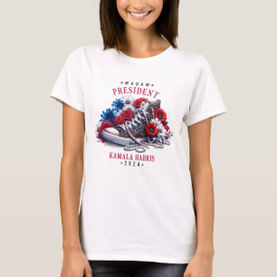 Madam President Kamala Harris 2024 Vote Democrat T-Shirt