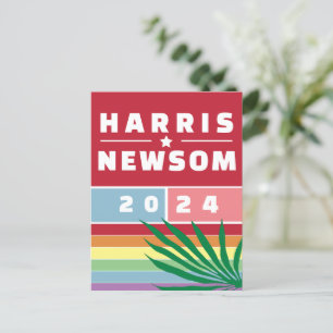 MADAM PRESIDENT KAMALA HARRIS NEWSOM 2024 POSTCARD