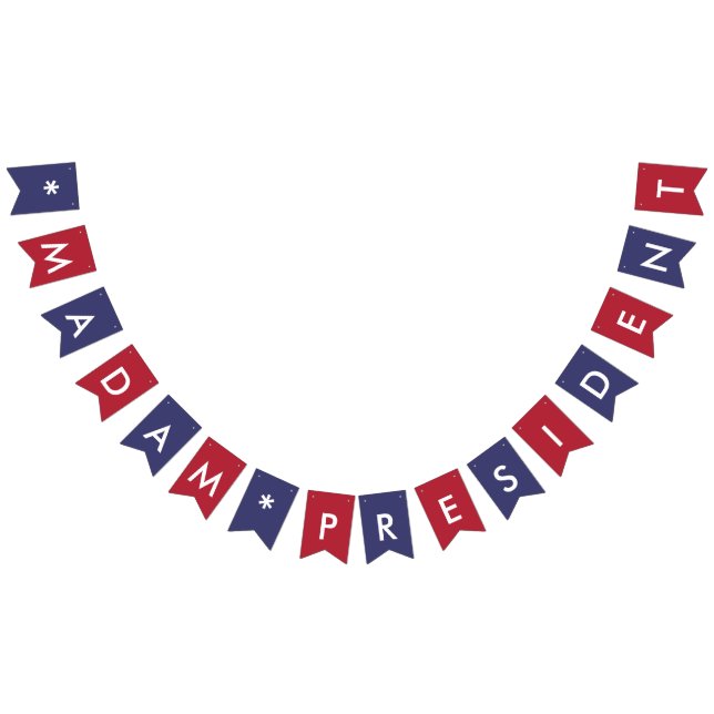 Madam President USA Typography Mrs American Flag (All)