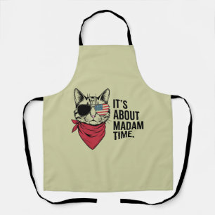 Madam Time President 2024 Kamala Harris DNC Rally Apron