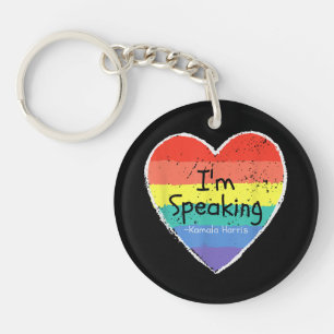 Madam Vice President I'm Speaking Kamala Harris gi Key Ring