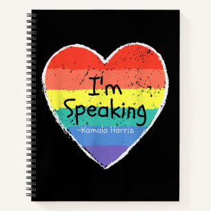 Madam Vice President I'm Speaking Kamala Harris gi Notebook