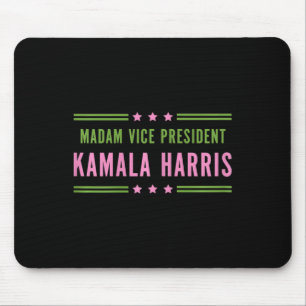 Madam Vice President Kamala Harris Pink Green Mouse Pad