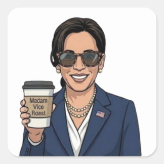 Madam Vice Roast Square Sticker