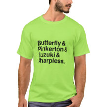 Madama Butterfly characters t-shirt