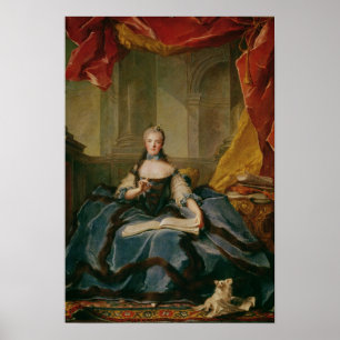 Madame Adelaide de France in Court Dress, 1758 Poster