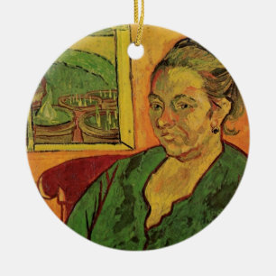Madame Augustine Roulin by Vincent van Gogh Ceramic Ornament