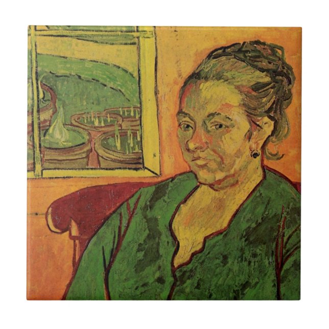 Madame Augustine Roulin by Vincent van Gogh Ceramic Tile (Front)