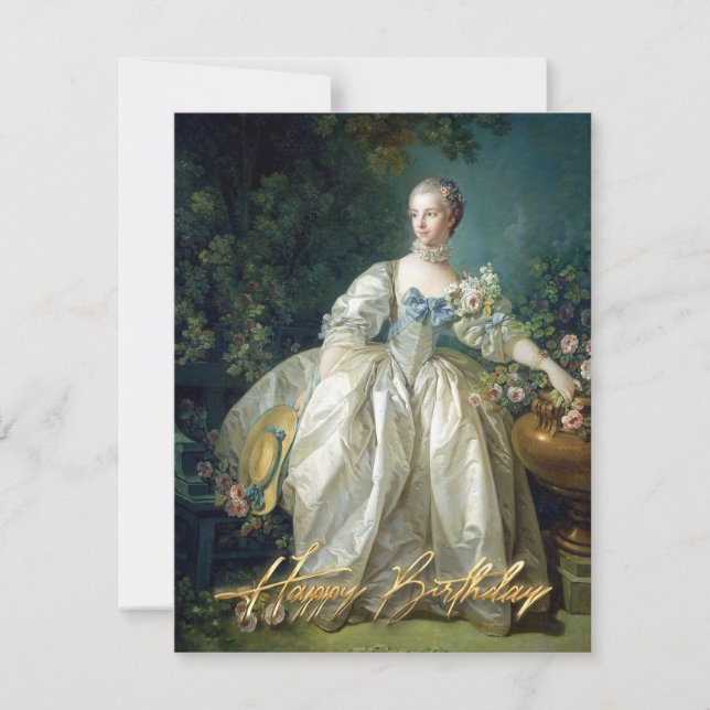 Madame Bergeret 1766 Happy Birthday (Front)