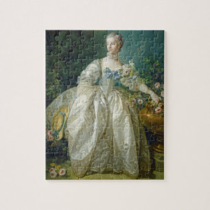 Madame Bergeret, c. 1766 (oil on canvas) Jigsaw Puzzle