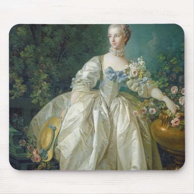 Madame Bergeret, c. 1766 (oil on canvas) Mouse Pad (Front)