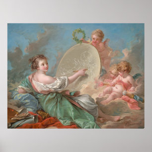 Madame Bergeret - François Boucher Fine Art Poster