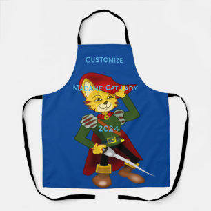 Madame Cat Lady 2024 for President Thunder_Cove  Apron