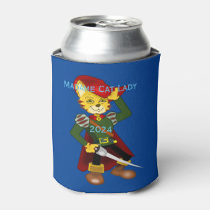 Madame Cat Lady 2024 for President Thunder_Cove Can Cooler