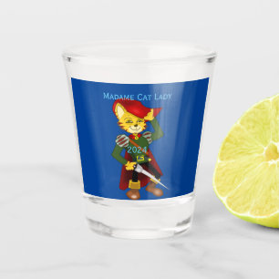 Madame Cat Lady 2024 for President Thunder_Cove Shot Glass