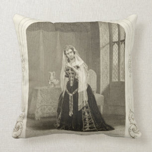 Madame Celeste as the Princess Katherine, Act V Sc Cushion