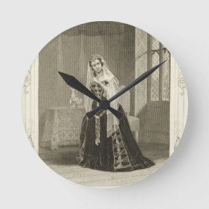 Madame Celeste as the Princess Katherine, Act V Sc Round Clock