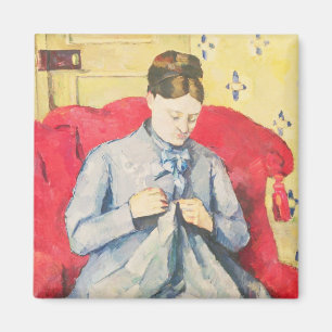 Madame Cezanne sewing Magnet