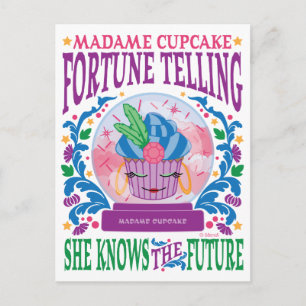 Madame Cupcake Fortune Telling Postcard