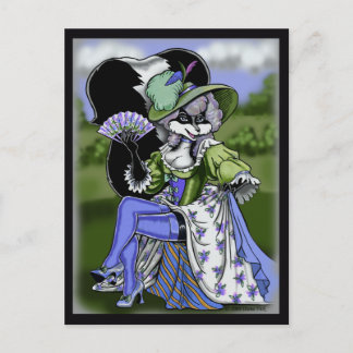 Madame de Pew Postcard