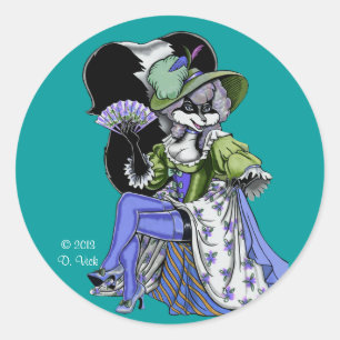 Madame de Pew Sticker