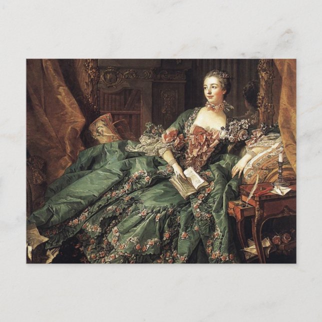 Madame de Pompadour Postcard (Front)
