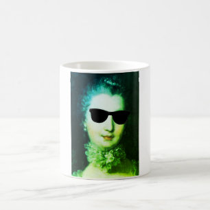 Madame de Pompadour with sunglasses crazy Coffee Mug