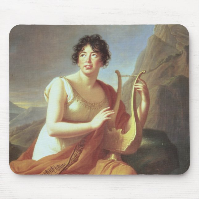 Madame de Stael as Corinne, 1809 Mouse Pad (Front)
