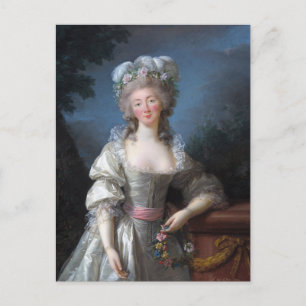 Madame du Barry 1782 by Elisabeth Brun Postcard