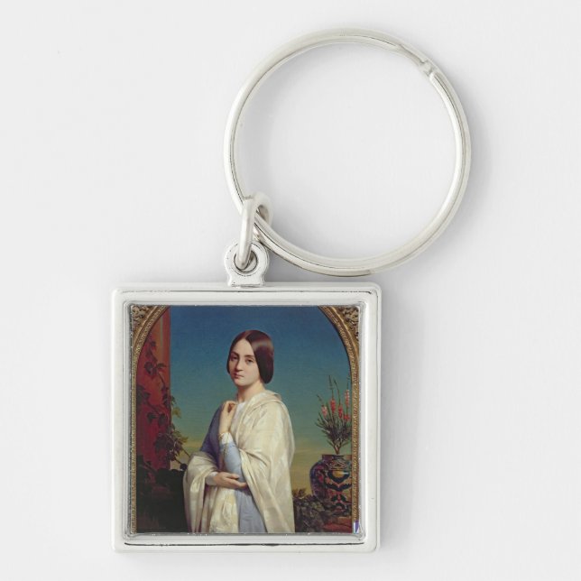 Madame Edouard Dubufe  1842 Key Ring (Front)