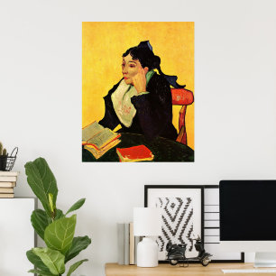 Madame Ginoux with Books by Vincent van Gogh Poster