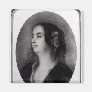 Madame Hanska engraved by Emile Lassalle Magnet