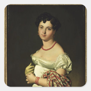 Madame Henri-Philippe-Joseph Panckouke  1811 Square Sticker